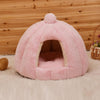 Plush Cat Cave Bed