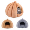 Plush Cat Cave Bed