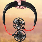 Wearable Neckband Fan