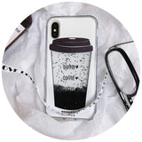 Quicksand Coffee Phone Cover Design