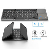 Foldable Wireless Touchpad Keyboard