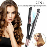 2 in 1 Hair Curler and Straightener