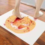 Bloody Footprint Bath Mat